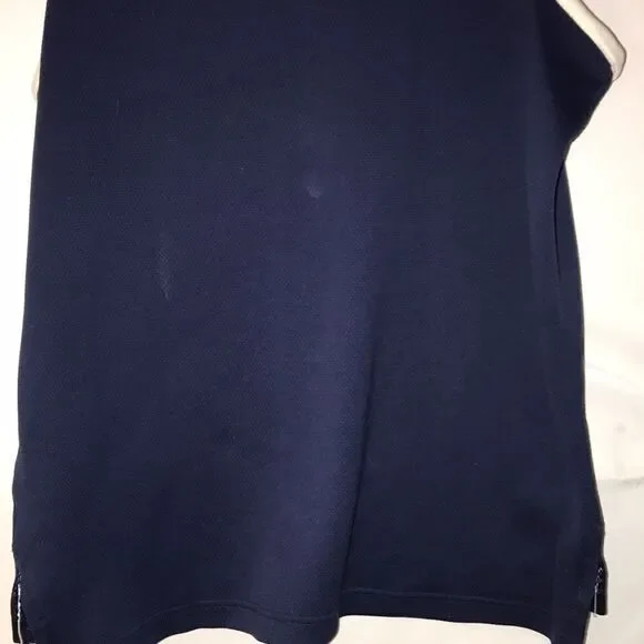 Nike Men's Blue White V-Neck Sleeveless Basketball Jersey Size Medium - Picture 7 of 7